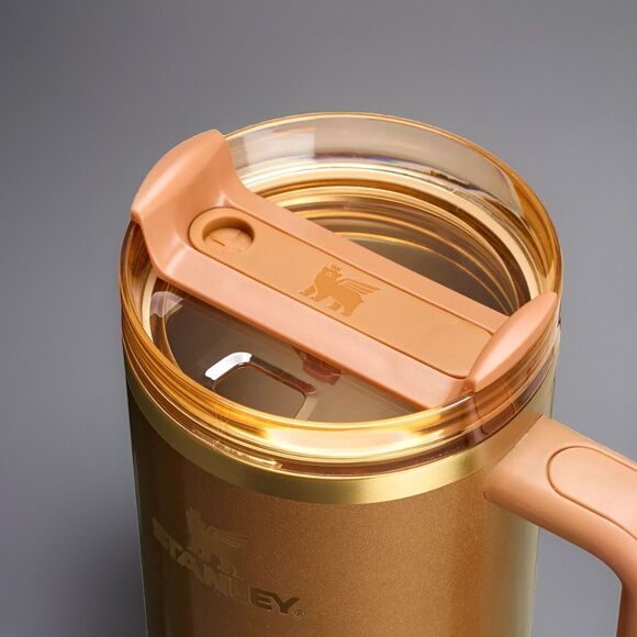 🔥STANLEY SPARKLE COPPER TINSEL QUENCHER H2.0 FLOWSTATE TUMBLER 40 OZ LIMITED🔥 - Picture 3 of 4